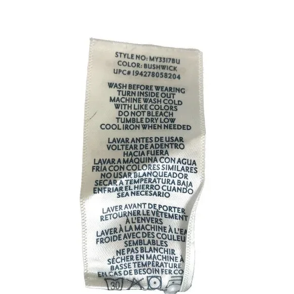 Seven7 Seven Denim Weekend Shorts Women 6 Blue Stretch Bling Stars Patriotic USA - Picture 9 of 12